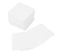 Saluaqui 500PCS Nail Glue Cleaning Cotton Pads for Manicure - Soft Pink Absorbent Lint- Cotton for Nail Art, Eyelash, & Adhesive Cleaning (White)
