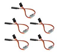 Saluaqui 5PCS Servo Signal Reverser for RC Aircraft - Steering Gear Rotation Inverter 3.6V-24V, Reliable ABS Material for Enhanced Performance and Easy Installation
