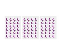 Saluaqui [72PCS UV Detection Stickers for Sunscreen] - Moon Shaped Nano Adhesive - Safe and Comfortable UV Stickers for Adults and Kids Prevent Sunburn and Skin Damage