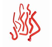 Saluaqui 9 Piece Silicone Auto Hose Kit for D15 D16 SOHC EG 1992 2000 (Red) | silicone construction for durability to and high temperatures. Compatibility with D15 D16 SOHC from 1992 2000
