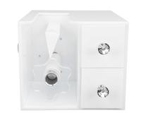 Saluaqui Acrylic Eyelash Flowering Machine with Drawer for Salon Home Use - Auto Lash Extension Fan Maker, Portable Eyelash Fanning and Root Splitter Tool