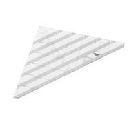 Saluaqui Acrylic Triangular Ruler 18 Inch for Quilting Lightweight Strip Tube Ruler with Clear Scale for Accurate Measurements Ideal for Sewing and Craft Projects