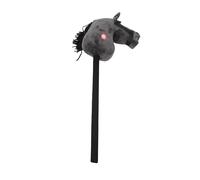 Saluaqui Adorable 70cm Horse Stick Toy with Sound Function - Soft Plush Horse Head Toy for Kids and Toddlers - Brown (Black)