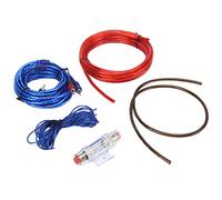 Saluaqui Amplifier Power Wire Kit Set with High-Conductivity for Car Horn and Subwoofer - Includes Ground Wire and Speaker Cable for Optimal Car Audio Performance