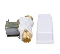 Saluaqui Anti Backflow Water Inlet Solenoid Valve 1/2 Inch Thread with Removable Filter, Compatible with Various Water Systems and Applications, DC12V
