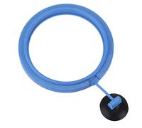 Saluaqui Aquarium Feeding Ring, Fish Feeder Automatic Feeder Plastic Fish Feed Circle, Fishes Floating Food Feeder, Round Shape Fish Feeding Ring with Black Suction Cup for Guppy