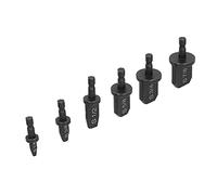 Saluaqui Automatic Swaging Drill Bit Set Swaging 6Pcs Tool Drill Bit Set Hex Triangular Handle Manual Copper Pipe Flaring Kit for HVAC Plumbing Repairs Stainless Steel Pipe Reamer