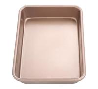 Saluaqui Baking Pan Carbon Steel Non Stick Baking Sheet Tray Portable Multifunctional Rectangular Oven Tray for Home and Restaurant Use Ideal for Medium Sized and Cooking Tasks (Small Rectangular)