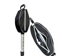 Saluaqui Ball Retriever, Shag Bag for Balls, Ball Storage Bag, Telescopic Shag Bag Pick Up 80 Balls Holder Collector Waterproof for Outdoor Sports Supplies