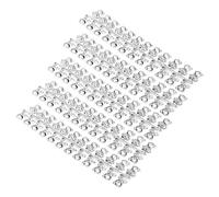 Saluaqui Bear Shape Nail Color Display Card with 120Pcs Nail Tips Color Chart for Manicurists and Salons - Plastic Board for DIY Designs and Practice