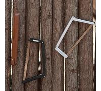 Saluaqui Camp Saw Portable Folding Saw Multifunctional Rectangular Hand Saws for Outdoor Camping Survival Woodworking Hiking Garden DIY Projects Easy to Carry Design (Silver)