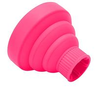 Saluaqui Collapsible Hair Dryer Diffuser Portable Travel Folding Blow Dryer Attachment for Curly and Wavy Hair Lightweight Design In Stylish Color (Pink)