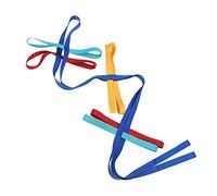Saluaqui Colorful Webbing Preschool Walking Rope for Children - Toddler Line Rope with Fixed Positions & Ample Space