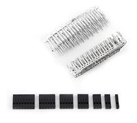 Saluaqui Comprehensive 310pcs 2.54mm Male Female Jumper Wire Pin Header Connector Kit with Assorted Housing Set for Electronics Prototyping