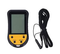 Saluaqui Digital Altimeter Compass with Multifunctional LCD Backlit Display and Barometer Thermometer for Outdoor Adventures, Portable and Compact with Lanyard Attachment