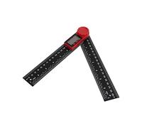 Saluaqui Digital Display Angle Ruler 2 In Plastic Lightweight Convenient Digital Angle Finder With 200Mm Measurement and Easy to Read LCD Screen for Accurate Angles and Work (200mm)