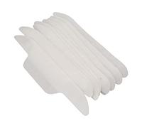 Saluaqui Disposable Soft Collar Protector Sweat Pads - 30pcs White Breathable Self-Adhesive Neck Liner for Sweat Absorption, Comfort, and Hygiene