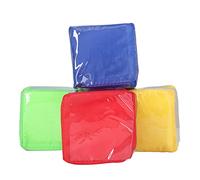 Saluaqui Educational Dice Set PVC Soft Dice Toy - 4pcs Kids Educational Toy for DIY Learning, Parent-Child Interaction, and Family Game Time