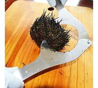 Saluaqui Efficient Stainless Steel Sea Urchin Cutter Opener - Multifunctional Seafood Tool with an Ergonomic Handle and Hook Design for Quick Opening