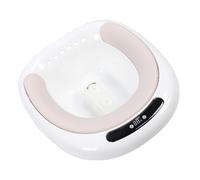Saluaqui Electric Sitz Bath 1500ml PU Cushion Real Time Temperature Display Sits Soak Tub Butt Basin for Postpartum Care and Hemorrhoid Relief