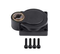 Saluaqui Electric Starter Back Cover for Gas Powered RC Model Car 16/18/21/28CXP Engine - Durable Plastic RC Electric Starter Back Plate with Built-in Metal Hex Coupler