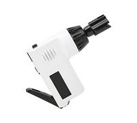 Saluaqui Electric String Winder Tool with Cutter for Ukulele, Guitar, Violin, Banjo - Multifunctional, Lightweight Instrument Accessories - White, 2.7"x4.3" Compact Design (White)