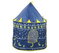 Saluaqui Enchanting Children Play Tent with Oxford Cloth for Indoor Outdoor Fun - Princess Castle Playhouse Toy for Kids, Easy Setup and Portable Tent, Blue (Blue)