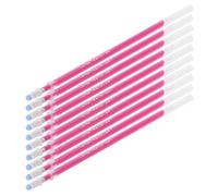 Saluaqui Erasable Pen Refills Erasable Pens Refil 100pcs Red High Temperature Disappearing Pen Refill Heat Marker for Tailoring Sewing Crafting Suitable for Leather and Fabric