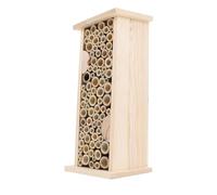 Saluaqui Exquisite Handmade Wooden Hanging Bee House for Beekeeping and Garden Decoration - Safe, Easy to Install, and Eco-Friendly Outdoor Bee Box