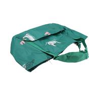Saluaqui Foldable Foot Bath Tub Portable Soaking Bucket Green Small | Polyester PEVA material reinforced nylon straps hook for hanging compact 7.9x11.8in size includes storage bag