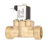 Saluaqui G3/4 Normally Open Brass Solenoid Valve Inlet DC12V (DC12V) | Sensitive action for efficient fluid control high hardened brass construction optimal pressure rating of 0.02