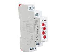Saluaqui GRV8-04 Voltage Monitoring Relay with Phase Sequence & Phase Failure Protection - 3-Phase Voltage Monitoring - True RMS Measurement Accuracy & Compact DIN Rail Mount
