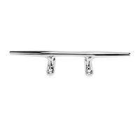 Saluaqui Heavy Duty 316 Stainless Steel Boat Dock Cleat Open Base for Marine Mooring with Installation Screws - 4 Inch Mirror Polished Tie Cleat for Boat Deck (SS316-12 Inch)