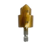 Saluaqui High-Precision Spigot Reamer Bit with Hexagonal Shank for PPR Plastics Pipes - Sturdy Bearing Steel Expanding Drill for Plumber's Reaming Tools - Versatile for Home and (25)