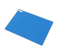 Saluaqui High Temperature Silicone Soldering Mat 500x350mm Electronics Repair Pad for Computers Phones Insulation Heat Mat with Structure Flexible Light Blue (Dark Blue)