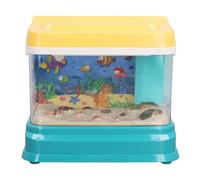Saluaqui Interactive Artificial Aquarium Toy with Electric Music and Lights for Kids - Simulation Fish Tank with Magnetic Fishing - Safe Materials for Toddler Play