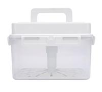 Saluaqui Kimchi Fermentation Container with 5L Large Capacity Good Sealing Rectangular Design Ideal for Pickling Fermenting and Storing Delicious Homemade Kimchi and Other Fermented Foo (5L)