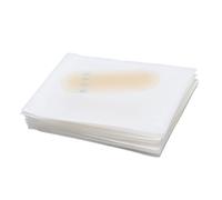 Saluaqui Light Skin Color Transfer Eyebrow Skin Sticker Practice Makeup Eyebrow Stencil Stickers Soft Silicone Brow Transfer Patches for Beauty Salon Beginners 20PCS