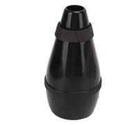 Saluaqui Lightweight ABS Trumpet Practice Mute Silencer for Beginners and Students - Fully Enclosed for Universal Fit and Enhanced Sound Quality in Black (Black)
