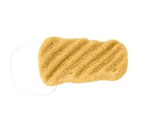 Saluaqui Long Wave Body Sponges for Facial Care - Heart Shaped Flutter Design - Ideal for All Skin Types - Effective Exfoliation & PH Balance (Long Wave Yellow (Dry))
