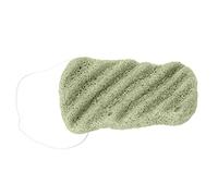 Saluaqui Long Wave Body Sponges for Facial Care - Heart Shaped Flutter Design - Ideal for All Skin Types - Effective Exfoliation & PH Balance (Long Wave Green (Dry))
