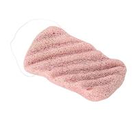 Saluaqui Long Wave Body Sponges for Facial Care - Heart Shaped Flutter Design - Ideal for All Skin Types - Effective Exfoliation & PH Balance (Long Wave Pink (Dry))