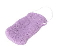 Saluaqui Long Wave Body Sponges for Facial Care - Heart Shaped Flutter Design - Ideal for All Skin Types - Effective Exfoliation & PH Balance (Long Wave Purple (Dry))