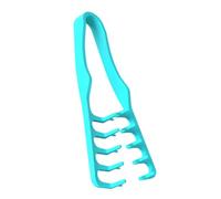 Saluaqui Men Texture Comb Heatless Volumizing Tool Grey (Green) | ABS slip handle snap lock design for root portable styling for travel use