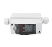 Saluaqui Miniature DC Circuit Breaker 2P 50A - IP65 Solar PV Circuit Breaker with Transparent Cover & PA66 Mystical/Fantasy Retardant Cover for 6-8.7mm Cables