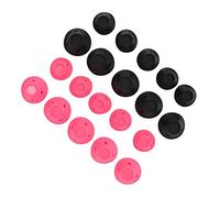 Saluaqui Mushroom Hair Curler Set 20Pcs Soft Silicone Rollers | 20pcs heatless silicone curlers 10 large and 10 small sizes portable for home and travel styling easy to and