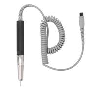 Saluaqui Nail Drill Handpiece Replacement with Adjustable Speed Quiet Metal Handle Forward Reverse Control for Polishing Machine Ideal for Gel Manicure and Pedicure Foot Care (Black)