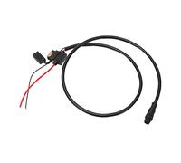 Saluaqui NMEA 2000 N2K Male Power Cable with Fuse - 1m/39.4in Backbone Cable for Efficient Network Termination - ABS Plastic Construction for Robust NMEA 2000 Networks