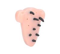 Saluaqui Nose Shaped Pimple Squeezing Stress Relief Toy with 10 Blackhead Removal Particles for Anxiety and Tension Decompression, Soft TPE Material