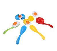Saluaqui Outdoor Educational Toy Balance Spoon Egg Running Game for Kids - Bright Color Sports Educational Toy for Children - Eco-Friendly Non- Material